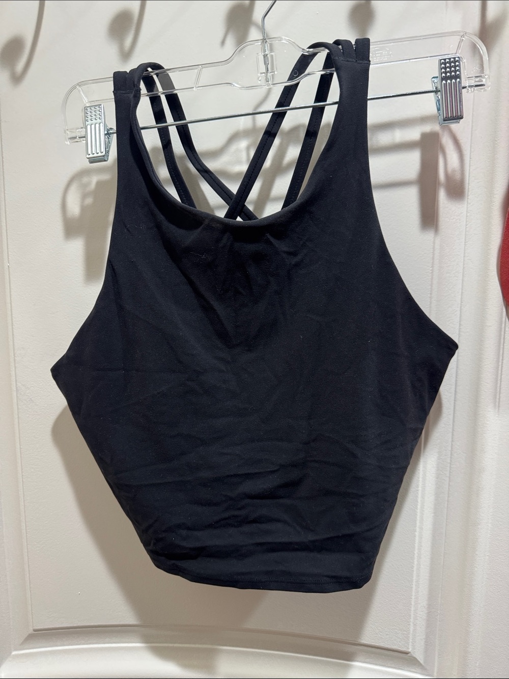 Athleta Black Crisscross Strappy Tank Top